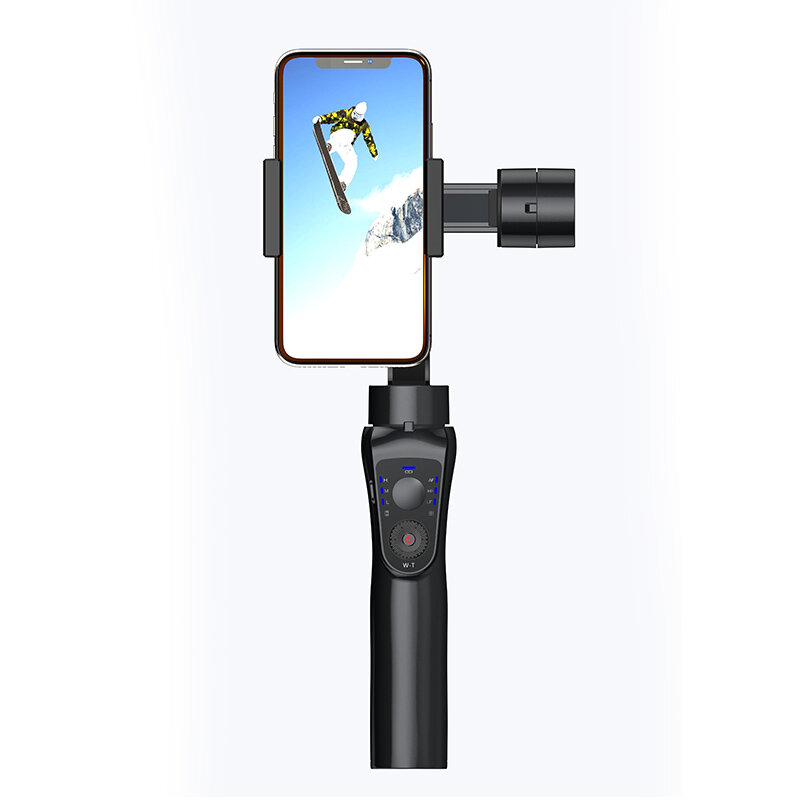 2022 gorąca wyprzedaż 3-osiowa kardana ręczna stabilizator kamery S5B ze statywem do śledzenia twarzy za pomocą aplikacji do Selfie Stick stabilizator Gimbal