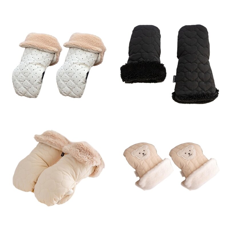 Y1UB Теплые и ветрозащитные перчатки для рук Симпатичные и изолированные средства защиты рук для детских колясок