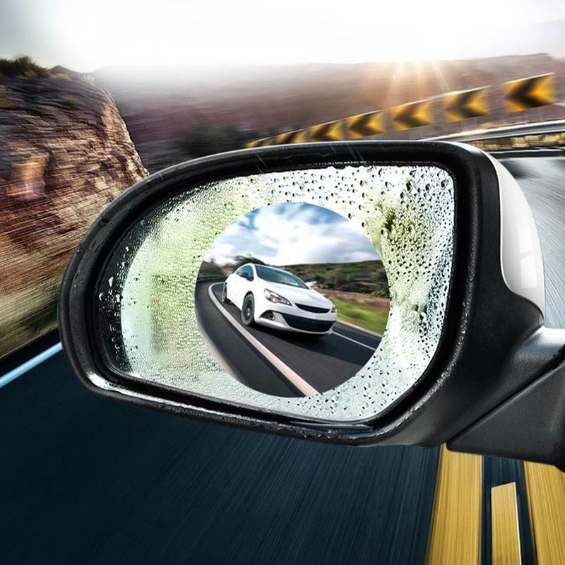 غشاء مقاوم للمطر لمرآة الرؤية الخلفية ، ملصق واقي ، مرآة السيارة الجانبية ، واقي المطر ، إكسسوارات السيارة ، 2 * *