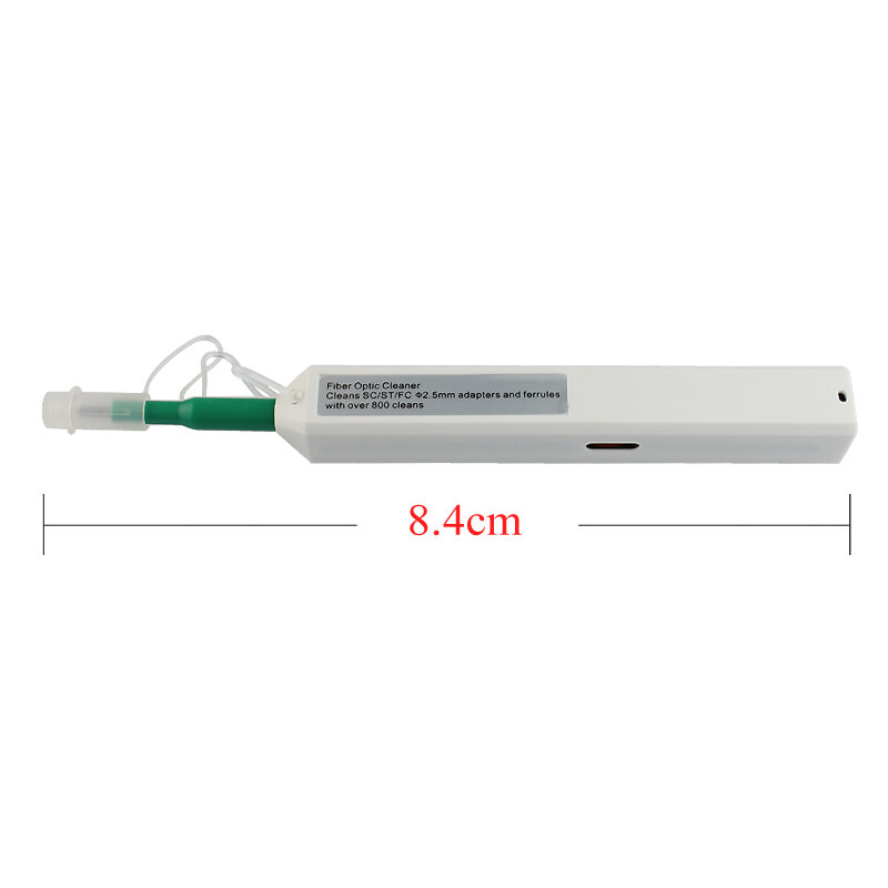 Förderung sc/fc/st One-Touch-Reinigungs werkzeug 1,25mm 2,5mm sauberer Stift 800-mal Glasfaser reiniger hohe Sauberkeit