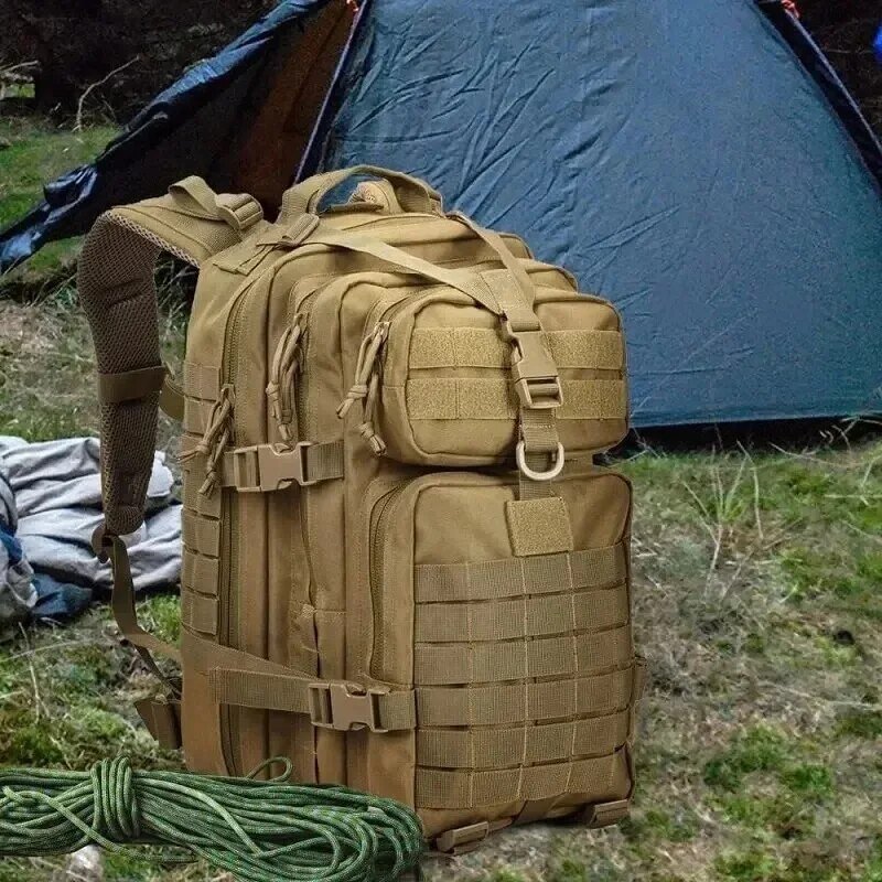 Мужской походный рюкзак большой емкости, армейский тактический Мужской рюкзак, военный камуфляж, походные рюкзаки для путешествий на открытом воздухе