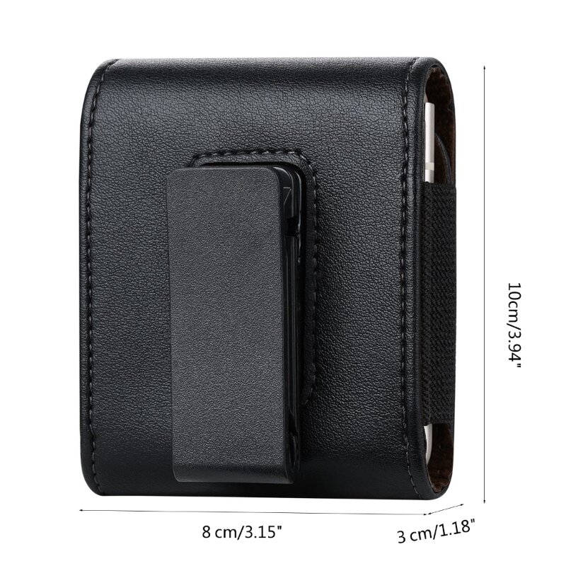 2024 New Stylish Magnetic Closure Waist Bag for Flip Phones Versatile Storage Case Phone with Clip