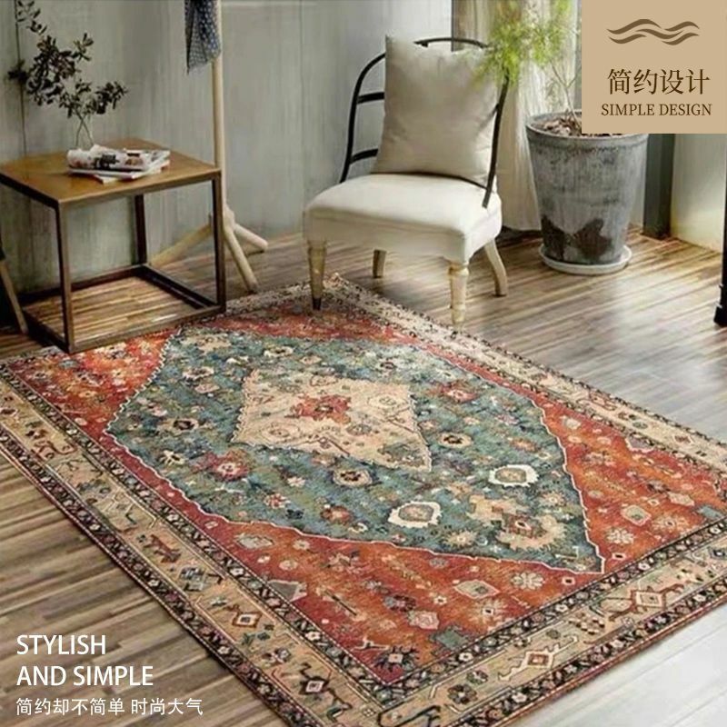 Tappeto da soggiorno europeo tappeto per uso domestico retrò americano marocco tappeto persiano per camera da letto s decorazione per soggiorno tappetino da salotto