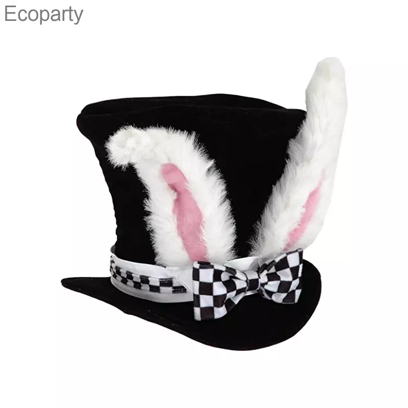 Disfraz de conejo de Alicia en el país de las Maravillas, sombrero de conejo blanco, accesorios de Cosplay, juego de 5 piezas, accesorios