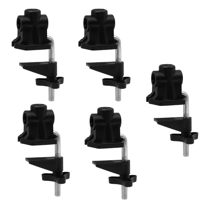 5Pcs Non-Slip Desk C Clamp, Replacement Desk Clamp Mounting Table Clamp