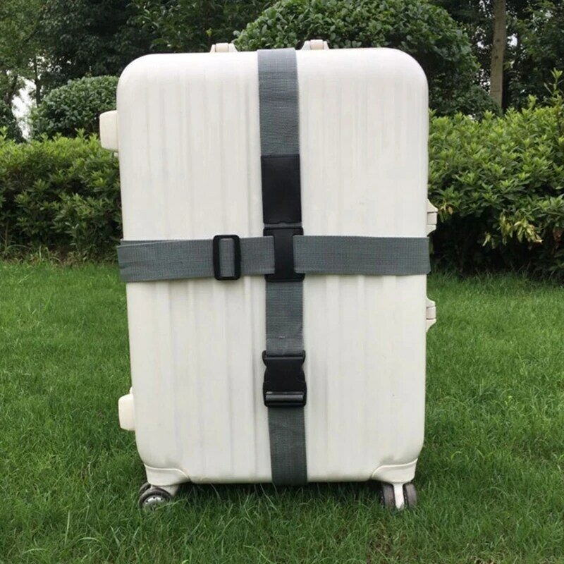 Correia bagagem cinta embalagem prática com fivela liberação rápida cinto