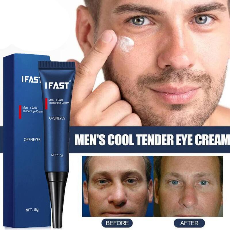 15G Retinol Eye Cream Creme para os olhos Remover os sacos oculares Círculos escuros Rugas dos olhos para homem Eye Cream For Men Hidratante Suavizar Linhas