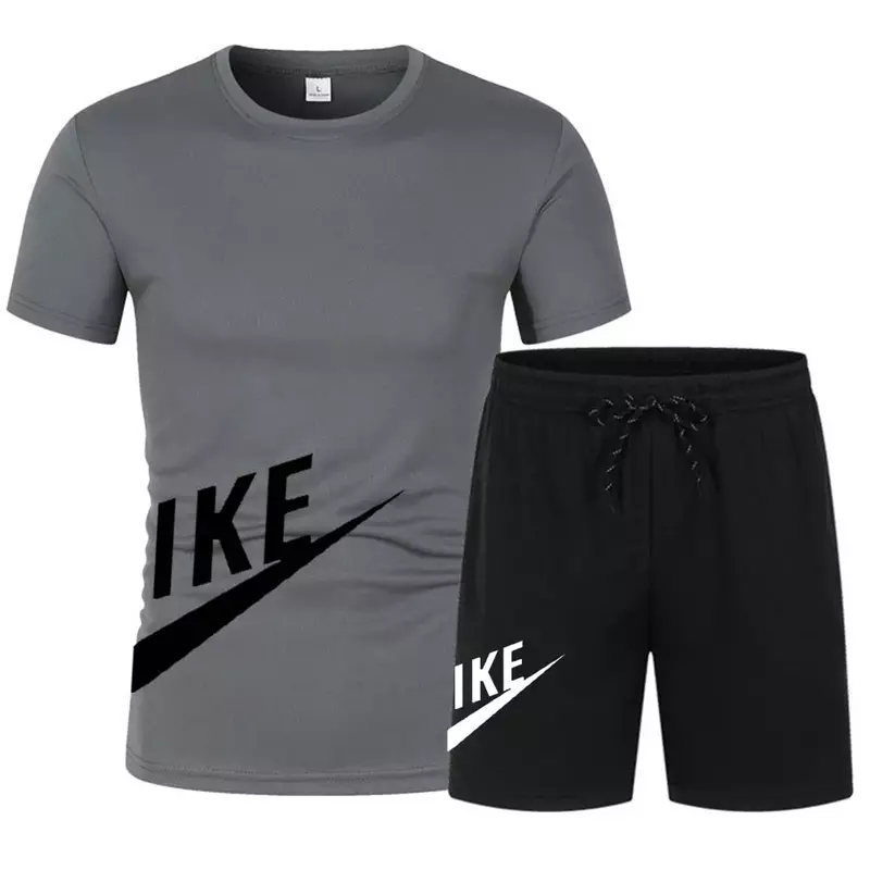 T-shirt à manches courtes et short de sport pour hommes, survêtement coréen, vêtements décontractés, ensembles de joggeurs, modus