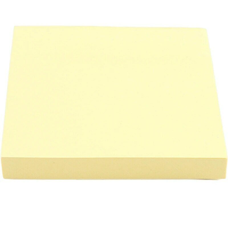 Papier jaune brillant et adhésif pour le bain, super notes de poste, colonnes adaptées aux écoles, aux familles et aux bureaux