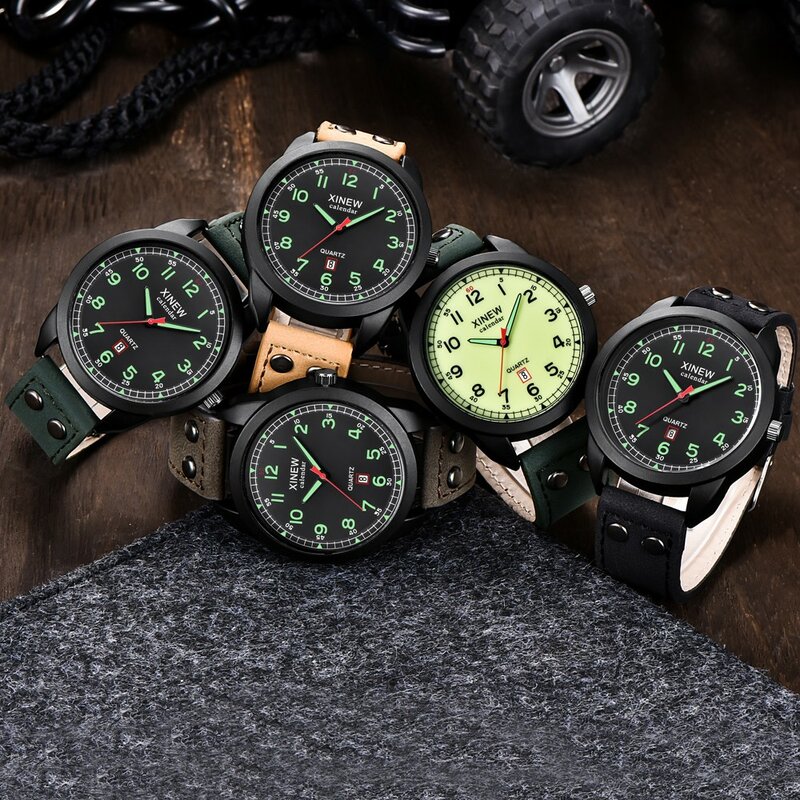 Męski skórzany randkowy analogowy kwarcowy zegarek na rękę zegarki biznesowe prezenty wykwintna moda zegarki na rękę dla mężczyzn Reloj Hombre