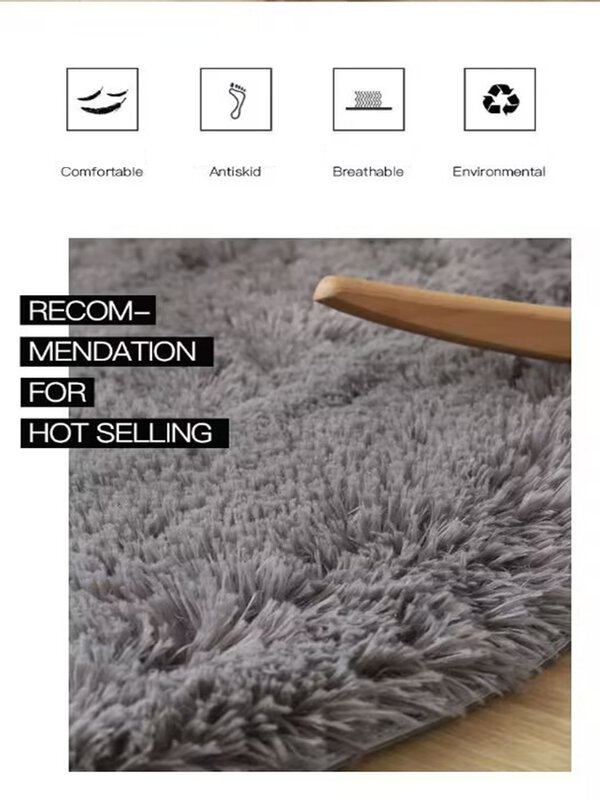 Plüsch runder Teppich Wohnzimmer Dekoration Kinderzimmer flauschigen weißen Teppich rutsch feste Decke Nacht Design Zimmer Spiel matte