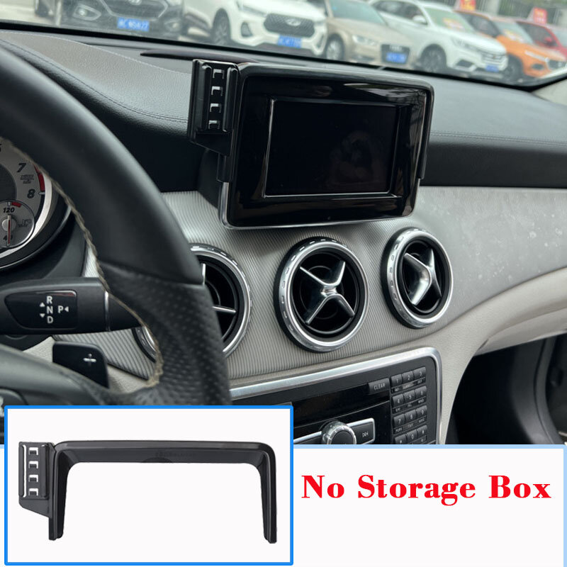 Для Mercedes-Benz A-Class W176 2013 ~ 2017, автомобильный держатель для экрана, кронштейн GPS, крепление на вентиляционное отверстие, гравитационное крепление, аксессуары