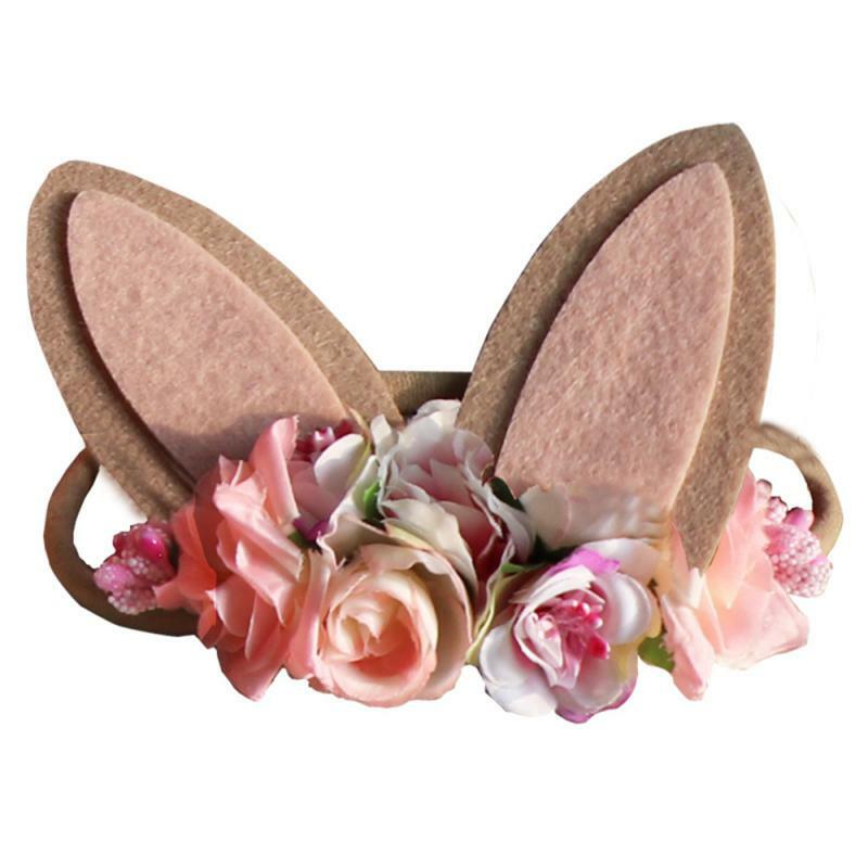 1~10PCS Big Rabbit Ears Headband Kids Easter Gift Bunny Easter Parti Welcome Spring Happy Easter Decor For Home Girl Rabbit