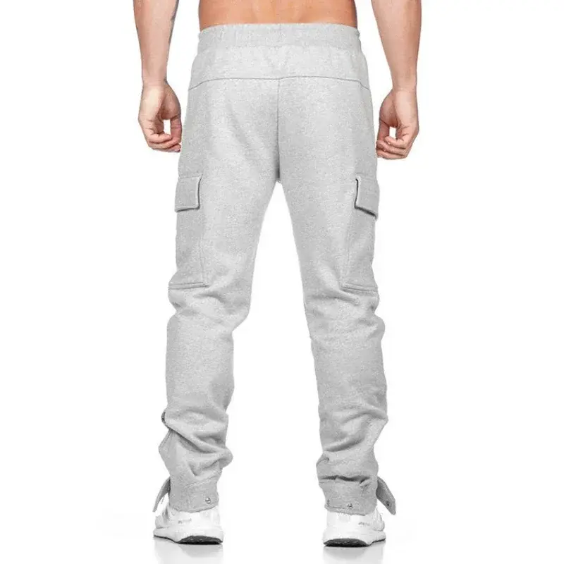 Pantaloni Cargo per uomo pantaloni da jogging uomo autunno Slim grigio nuovo in vestibilità regolare Casual Spandex Harajuku stile coreano di alta qualità