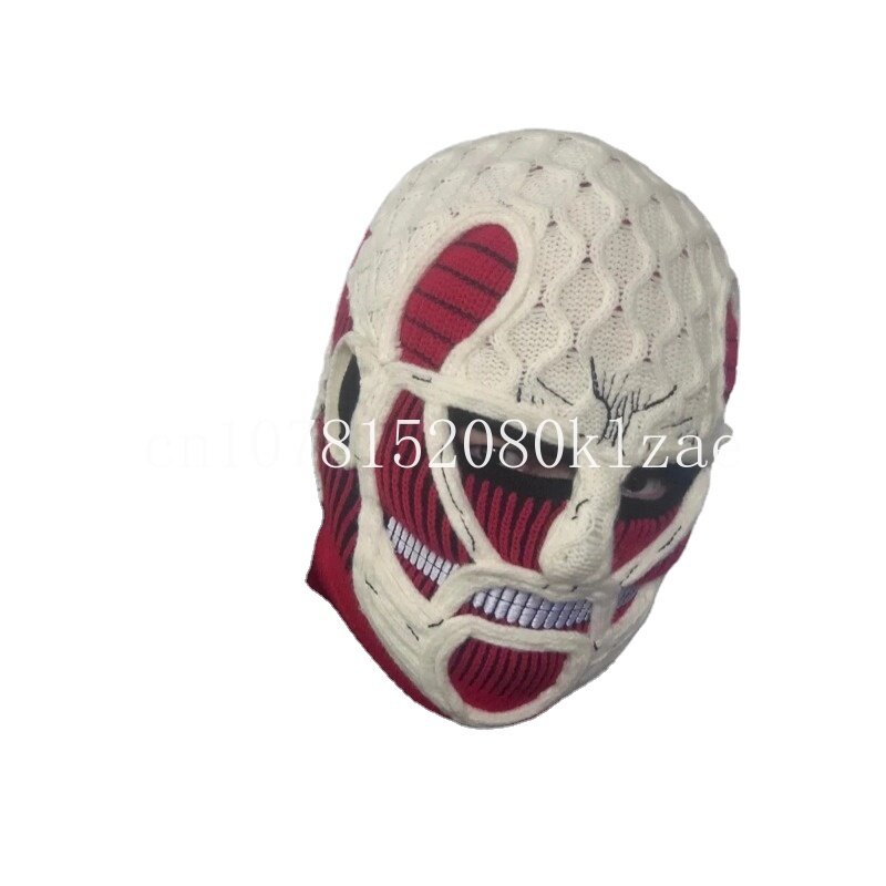 Atak na maskę tytana popularne maska narciarska jazda na twarz męskie czapki ręcznie robione jesienno-zimowe ciepłe czapki na twarz czapki dla mężczyzn