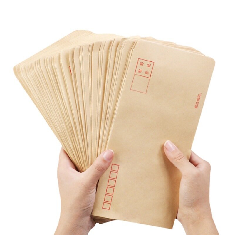 Конверт оптовая продажа сумка для налога на добавленную стоимость, пустой конверт без надписей, Белый Желтый утолщенный конверт A4 из крафт-бумаги