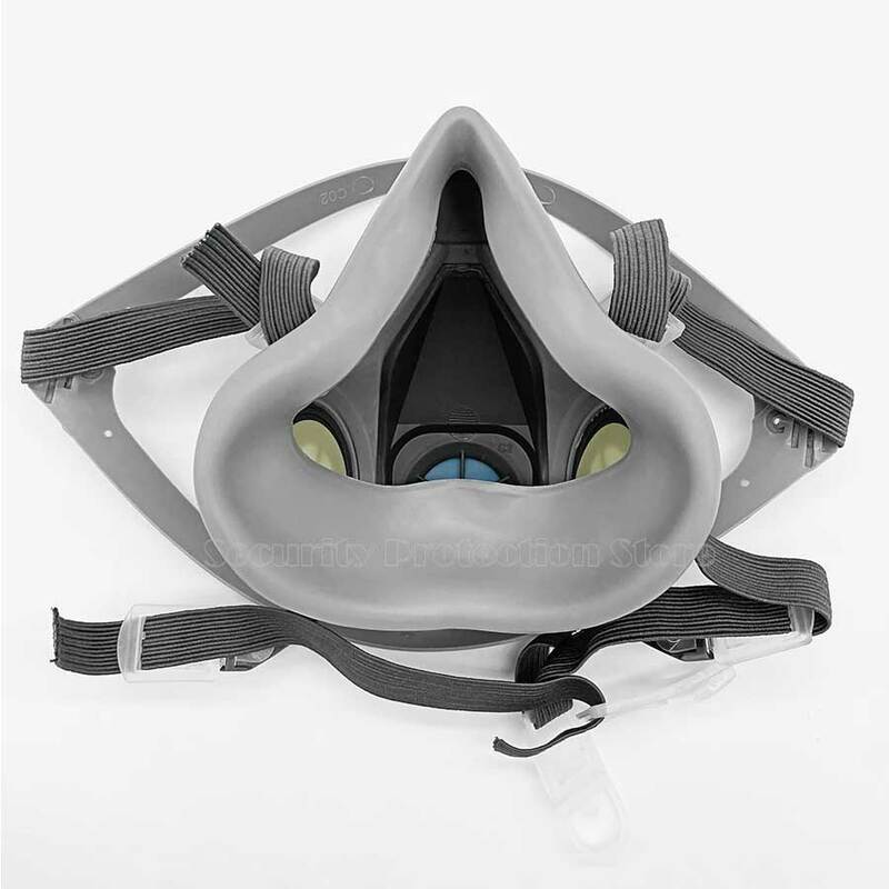 6200 With 2097 Dust Respirator Dust Polishing And Cutting Fiber Welding Fume Organic Gas Activated Carbon Antivirus Mask for 3m