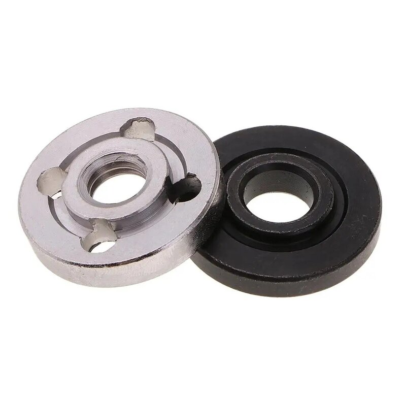 2 Pieces Φ30mm M10 Angle Grinder Flange Nut Set Suitable for 5/8 Inch Or 4/5