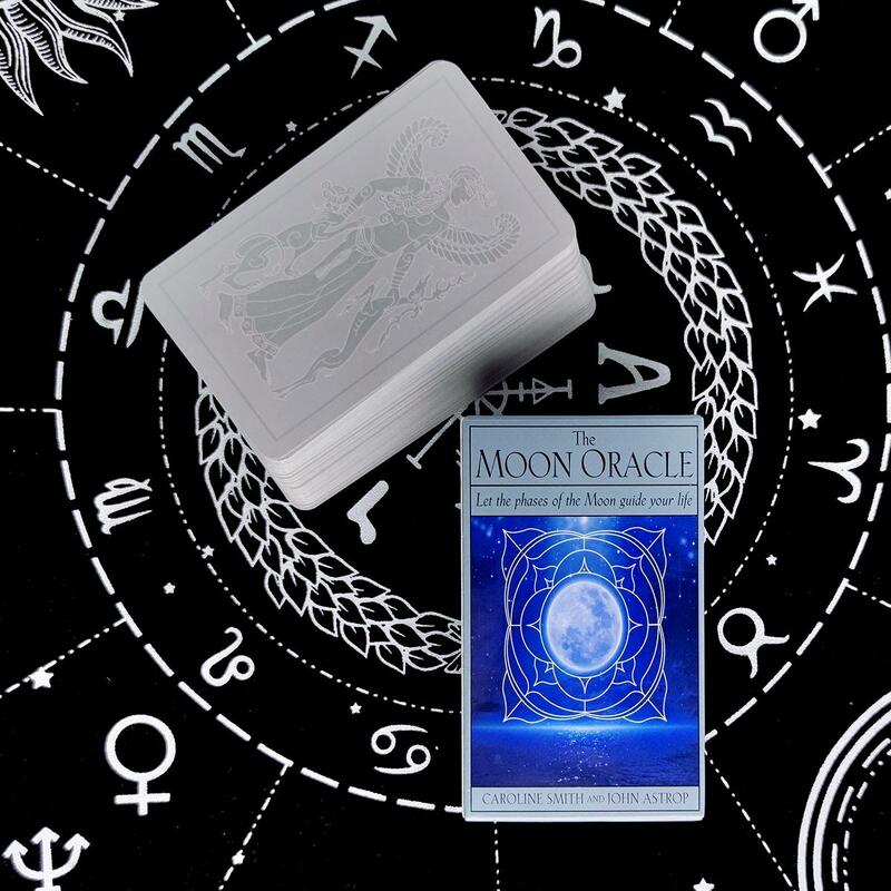 The Moon Oracle Cards Divination Deck Entertainment Party Board Game 72 Pcs/Box