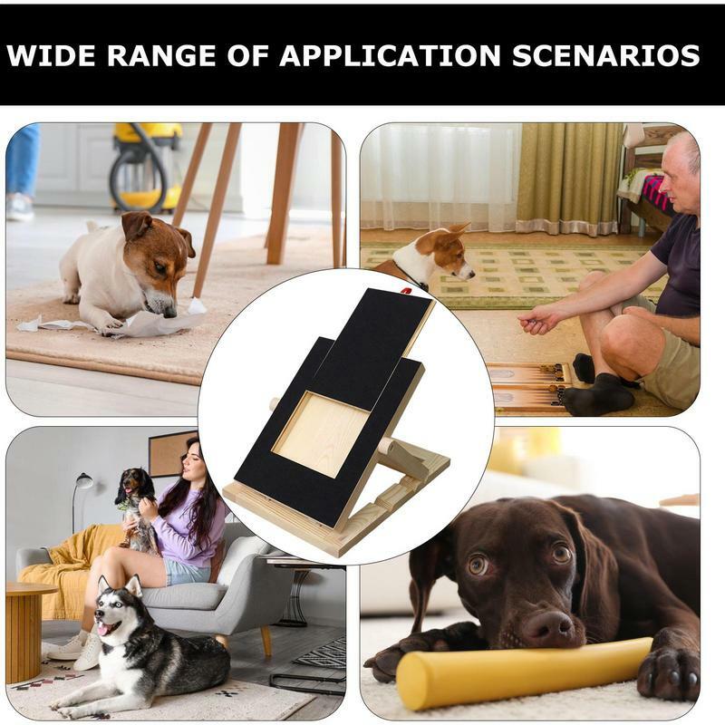 Dog Paw Nail Scratch Pad Non-Slip Adjustable Nail Scratch Board Dog Scratch Board For Small Large Dogs Black Nail Filing Board