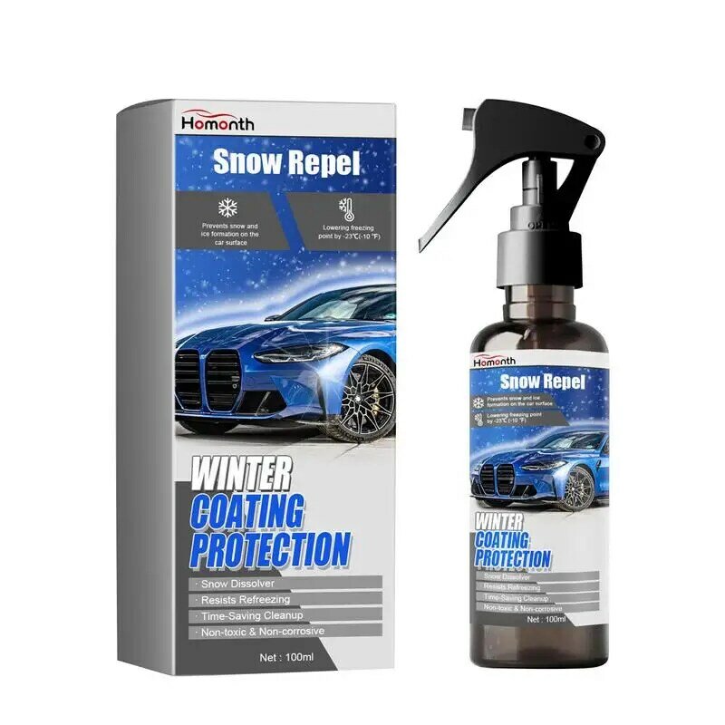 Spray de fonte de neige pour voiture De479, anti-glaçage, dégivrage, anti-conviviale rage, pare-brise, agent de protection contre le gel, accessoires automobiles