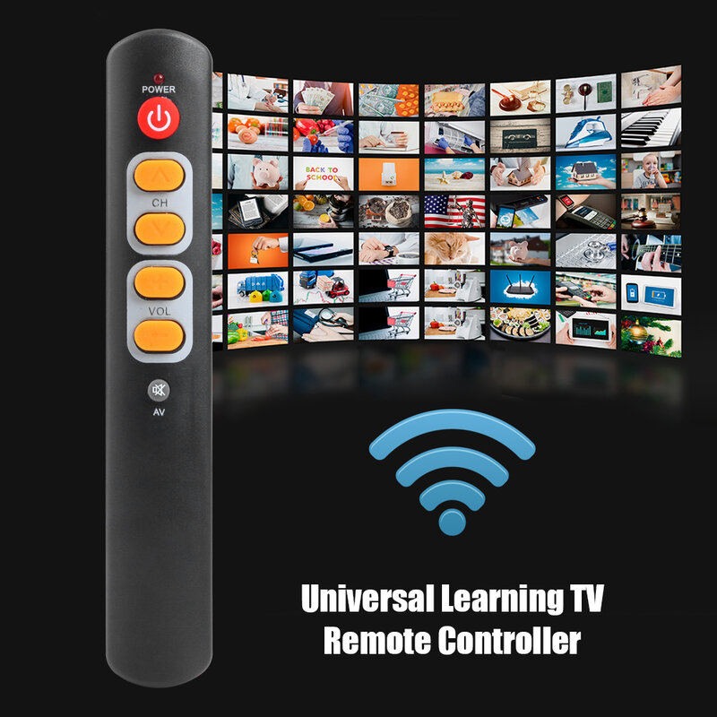 Универсальный пульт дистанционного управления с 6 кнопками, инфракрасный ИК-дубликатор для телевизора, STB, DVD, DVB, Hi-Fi