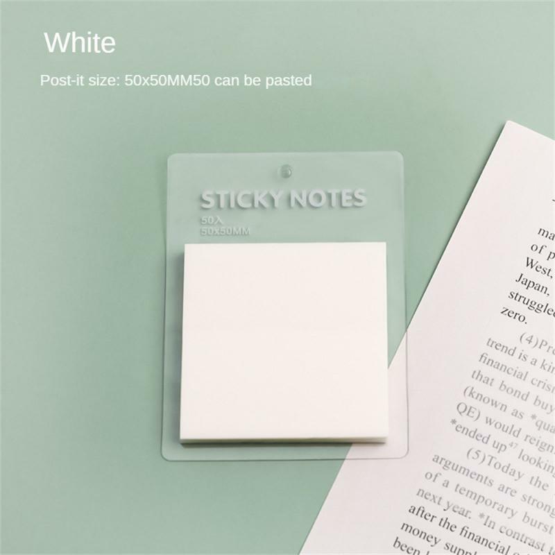 1~8PCS P Lytwtw's Stationery School Supplies Transparent Candy Color Sticky Notes Memo Pad Office Sticker Self-Adhesive Notepad