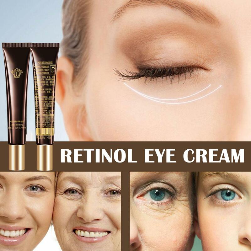 Crème hydratante pour le contour des yeux, atténue les ridules, raffermit la peau, produit de beauté, anti-âge, 20g