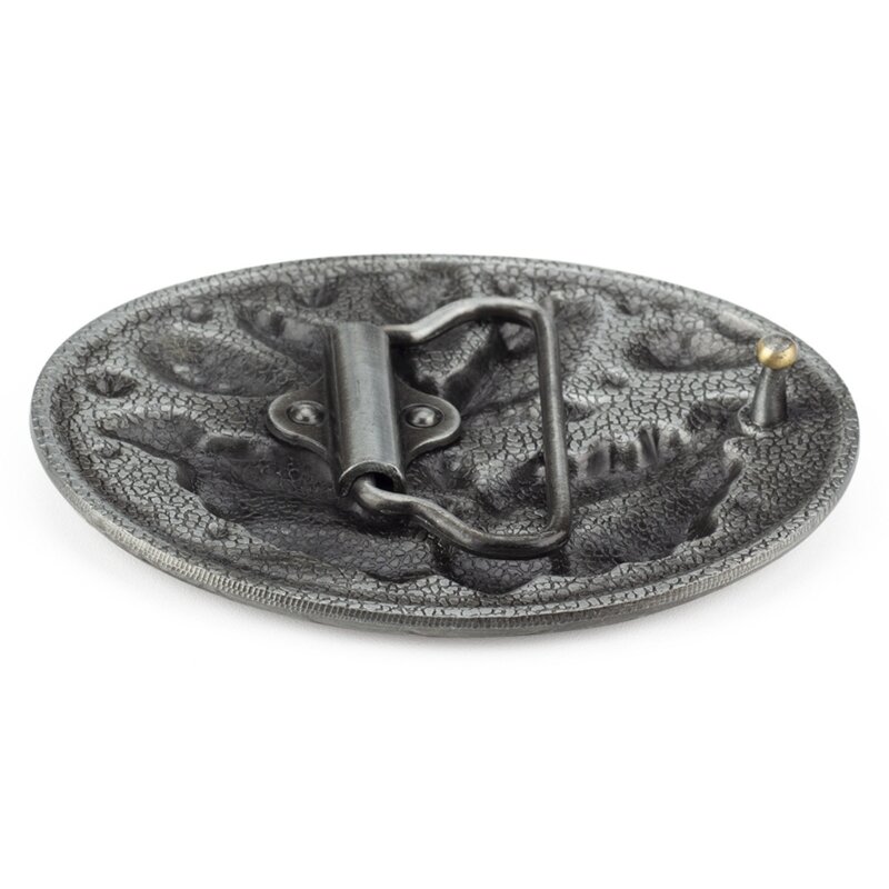 Hebilla de cinturón de Metal para adultos y adolescentes, accesorio Vintage con patrón de grabado de varios tipos, reemplazo de hebilla de cinturón artesanal DIY