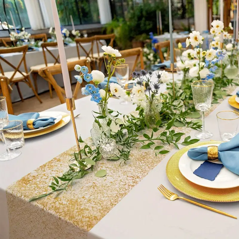 式典,結婚式,パーティーの装飾,花柄,DIY用のテーブルロール