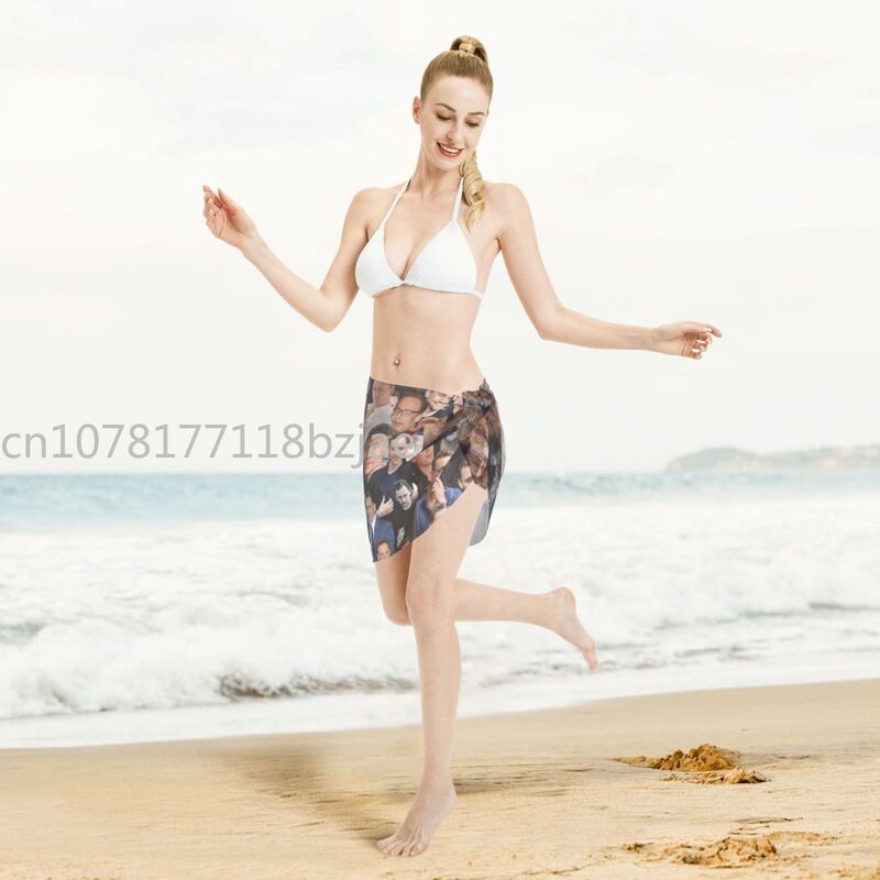 女性のためのセクシーなビーチスカート,美しい水着,裸の背中