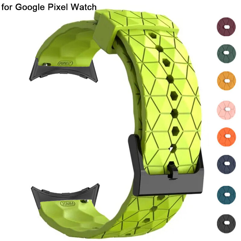 Silicone Strap Replacement for Google Pixel Watch 1, Sport Band, Pulseira, 2, 41mm