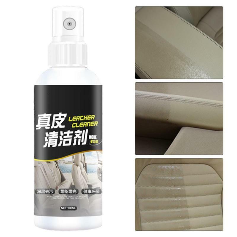Pembersih Kulit untuk penyemprot Interior mobil, semprotan pembersih kulit mengembalikan permukaan kulit pelindung UV