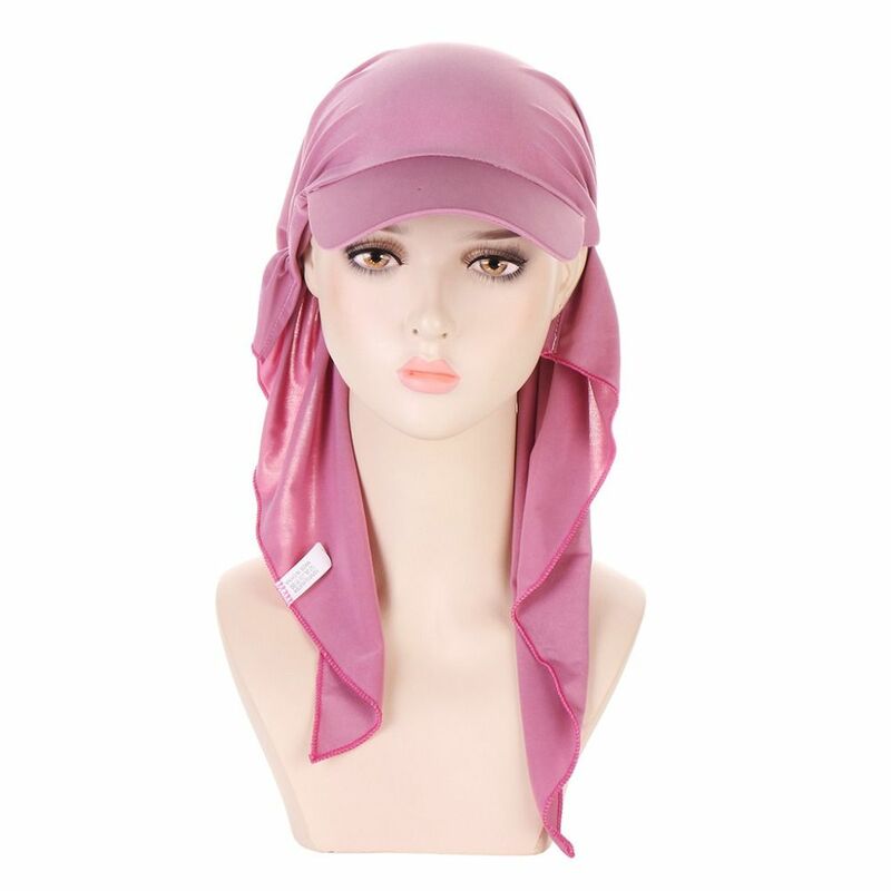 Sonne Kopf bedeckung Frauen Schal Mützen lässig Kopftuch muslimische Baseball mütze Snood Hüte