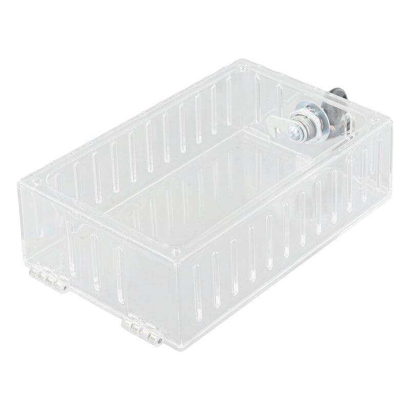 Cubierta de caja de temperatura constante con 2 llaves de piezas para mejorar el hogar, caja de bloqueo de termostato escolar de adoración en casa, 1 unidad