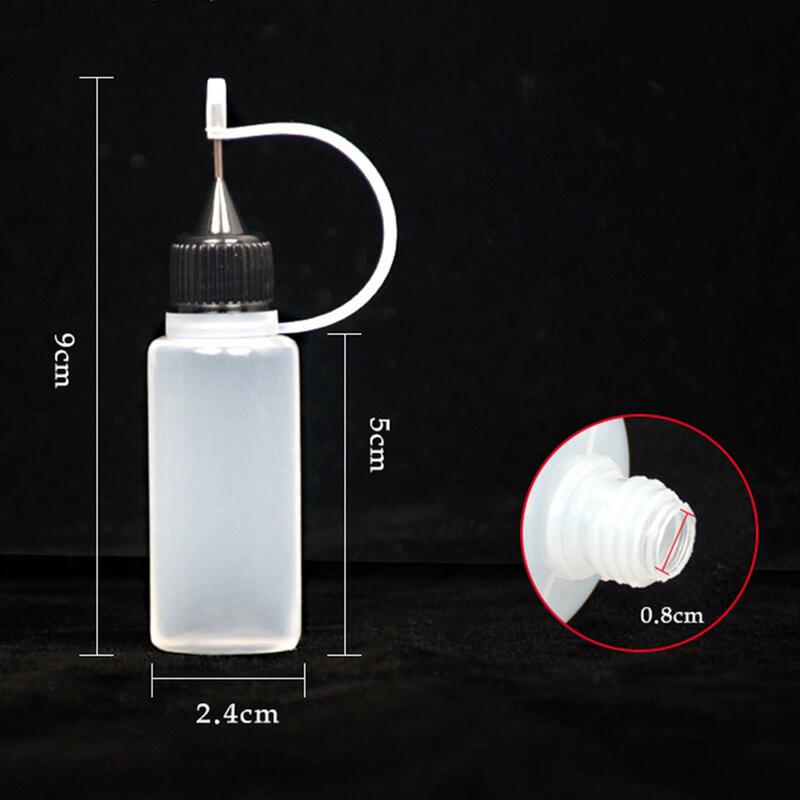 10x Precision Tip Applicator Bottles Durable Small Glue Bottles for Quilling Card Making Acrylic Painting Crapbooking Carver