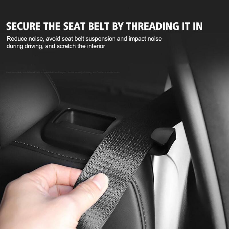 Seat Belt Fixing Bracket For Tesla Model Y Rear Seat Belt Limiter Protective Cover ABS Modely Car Interior Accessories 2022 Y6F9