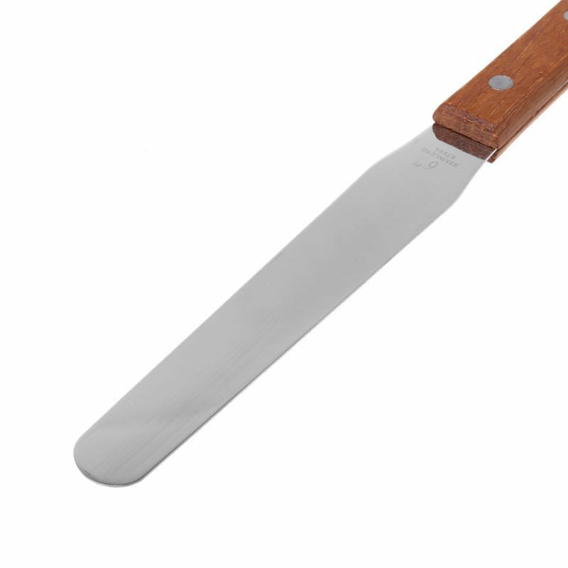 الفولاذ المقاوم للصدأ التحبير الطلاء خلط سكين رسم ملعقة كشط الملمس الخردة دروبشيب