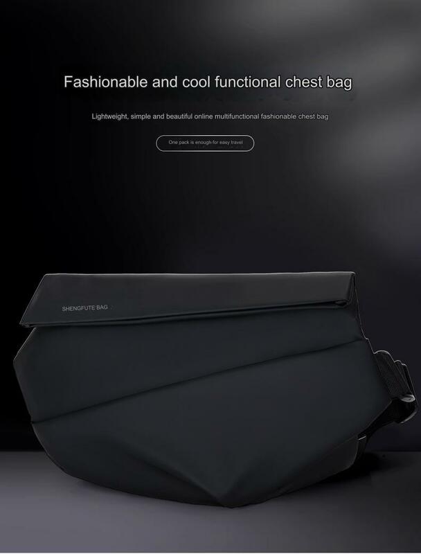New Arrival Outdoor Fashion chest bag  crossbody men's casual  for travelling