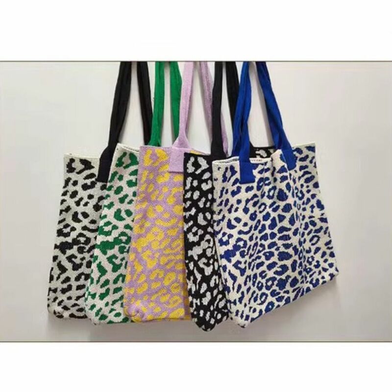 Knitting Shoulder Bag New Large Capacity Shopping Bag Handbag Women