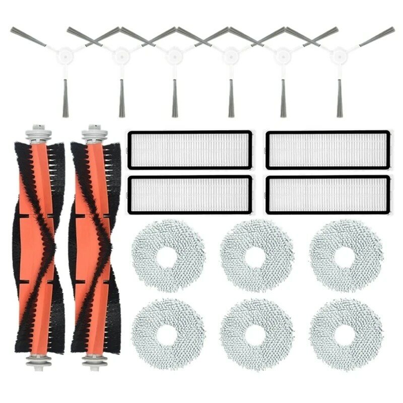 Kompatibel für xiaomi roboter vakuum s10/s10 plus b101 ersatzteile zubehör hauptseiten bürste hepa filter mop lappen tuch