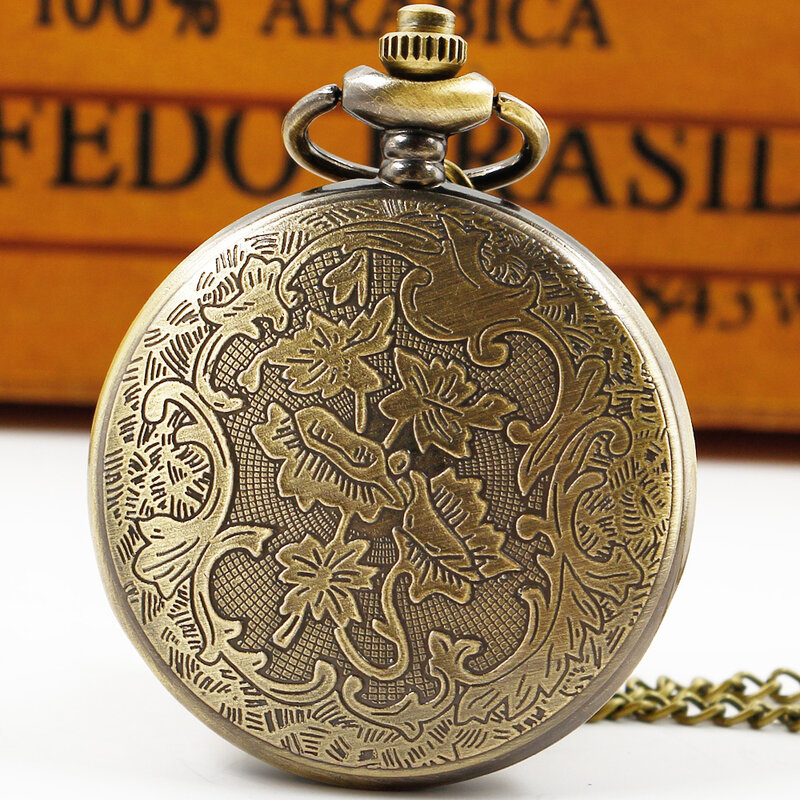 นาฬิกาข้อมือโบราณฝาพับกลวงคลาสสิกใหม่สำหรับผู้ชายและผู้หญิงของขวัญโบราณนาฬิกาพับได้ reloj de bolsillo