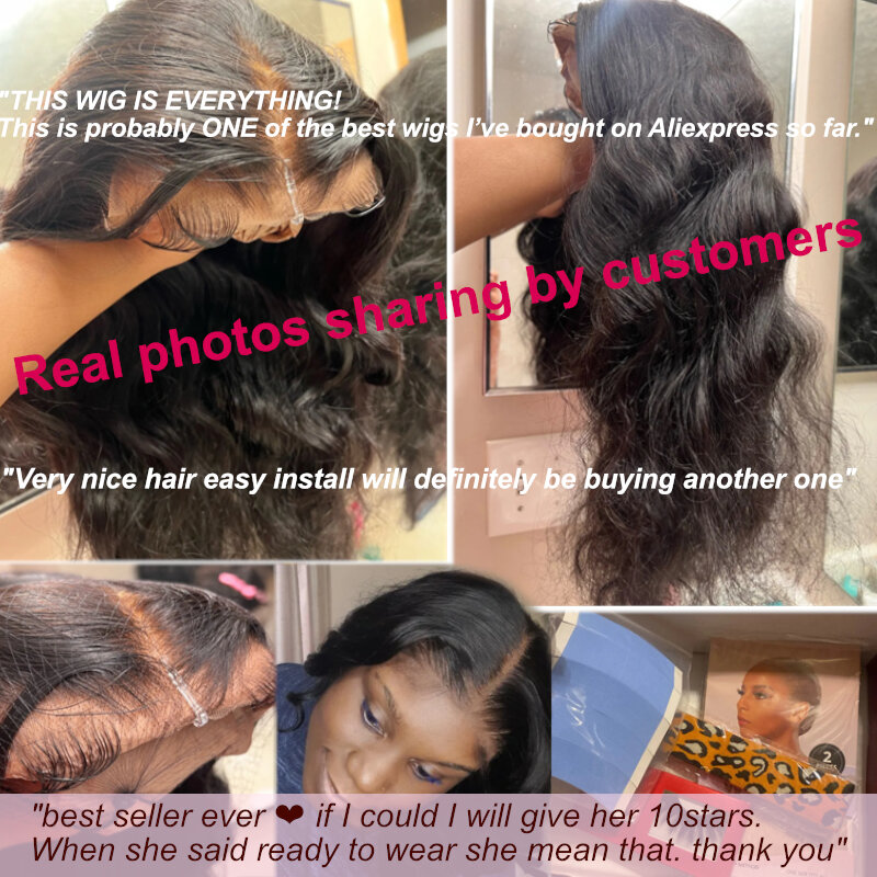 Beautyforever 13x4 13X6 Lace Frontal Wig Bye Bye KNOTS Glueless Wig Human Hair Ready To Wear Brazilian Body Wave Human Hair Wig