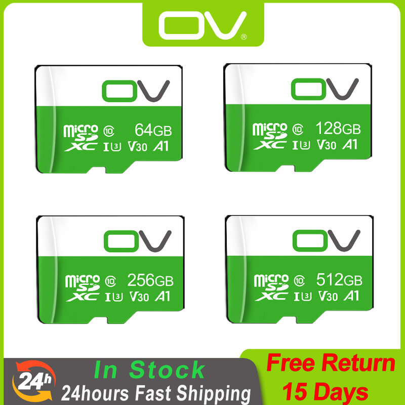 OV Оригинальная карта памяти Micro Mini SD, класс 10, 16 ГБ, 32 ГБ, 64 ГБ, 128 ГБ, 256 ГБ, 512 ГБ