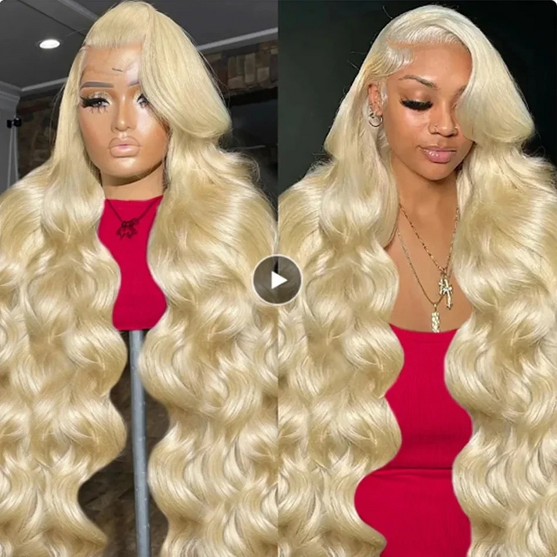 30 Inch Blonde Lace Front Wig Human Hair Glueless Wigs Body Wave 13x6 Hd Lace Frontal Wig 4x4 13x4 Pre Plucked With Baby Hair