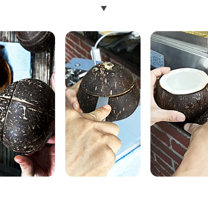 Mesin potong kelapa mesin pemotong kelapa buka mesin pembuka Hijau kelapa cangkang kelapa listrik