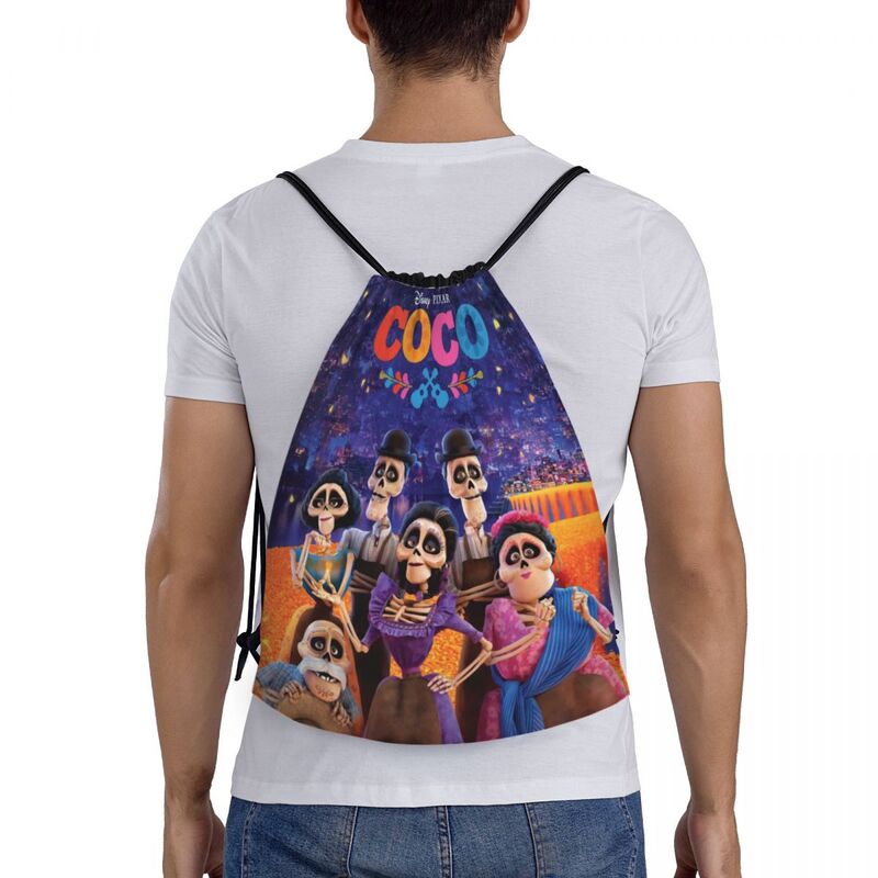 Bolso de Coco personalizado con cordón para entrenamiento, mochila de Yoga para hombre y mujer, mochila deportiva para gimnasio