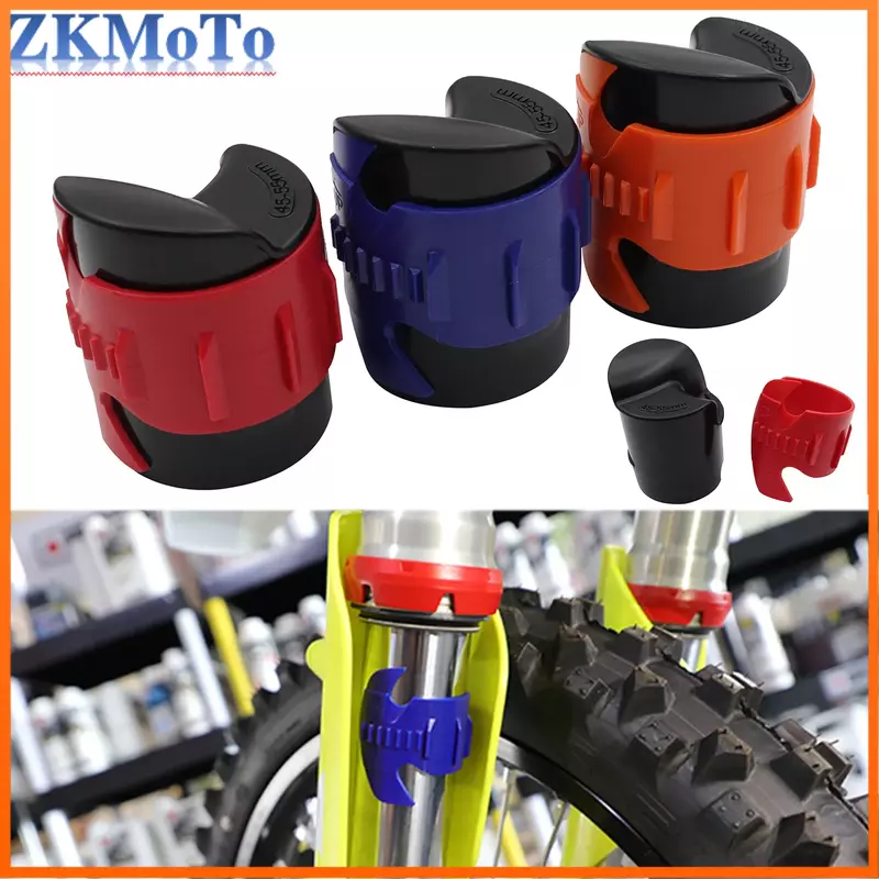 Motocicleta Oil Seal Fork Cleaner, Bike Repair Tool, Shock Absorber, Cleaning Tool, 45-55mm