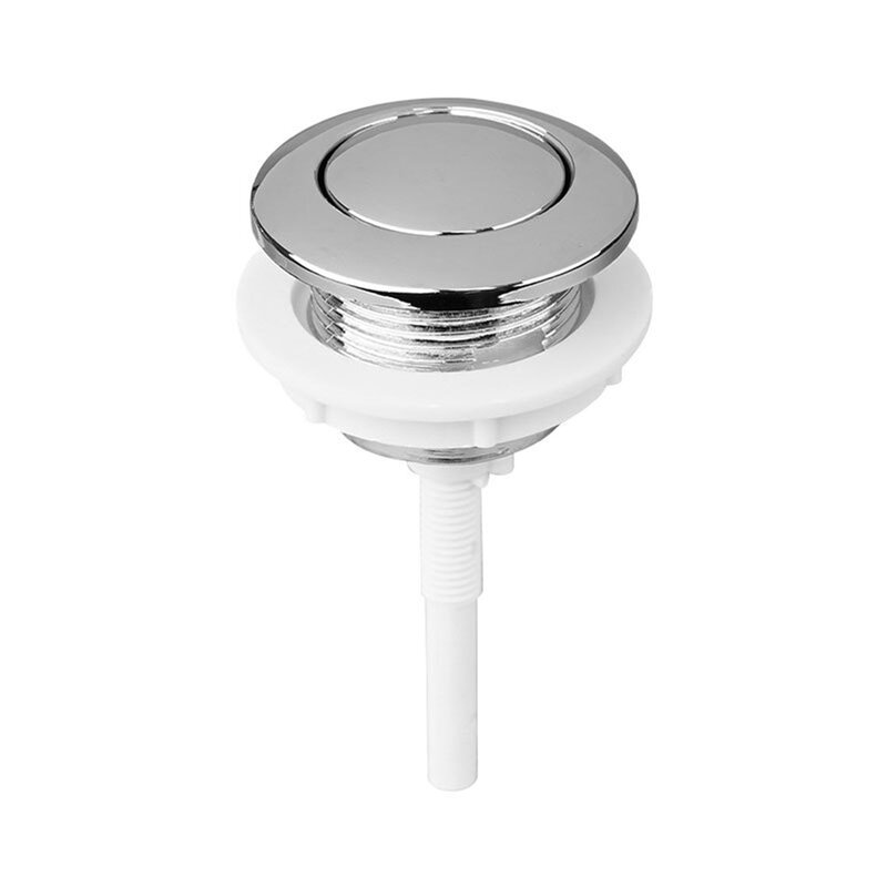Werkzeug Toiletten tank Knopf 38mm korrosions beständige Spülung Toilette drücken einzelne rostfreie Silber Haushalts produkte