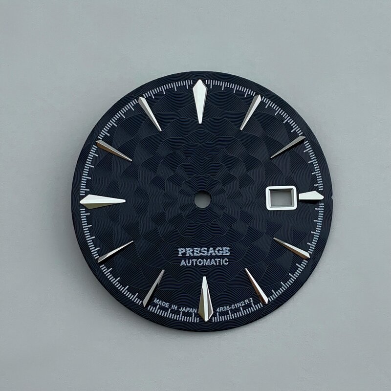ロゴ付きカクテルシリーズパターンのダイヤル,自動移動時計アクセサリー,35mm,nh35nh36に適しています